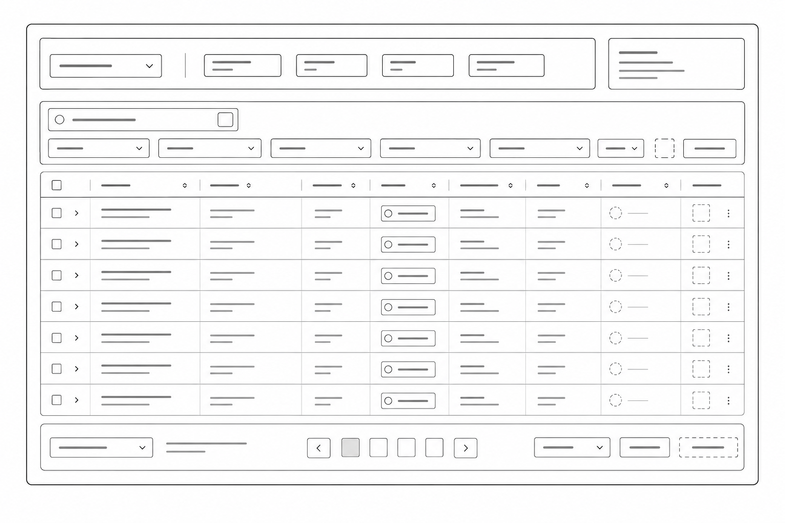 Low-fidelity version repository and data table workflow